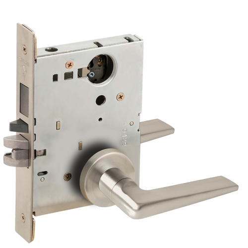 Lock Mortise Lock Satin Nickel Plated Clear Coated