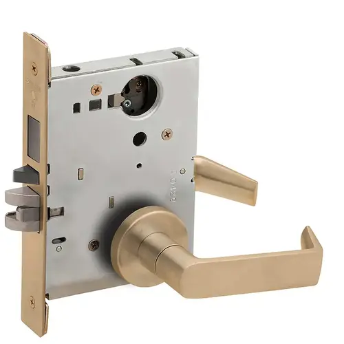 Lock Mortise Lock Satin Brass Blackened Satin Relieved Clear Coated