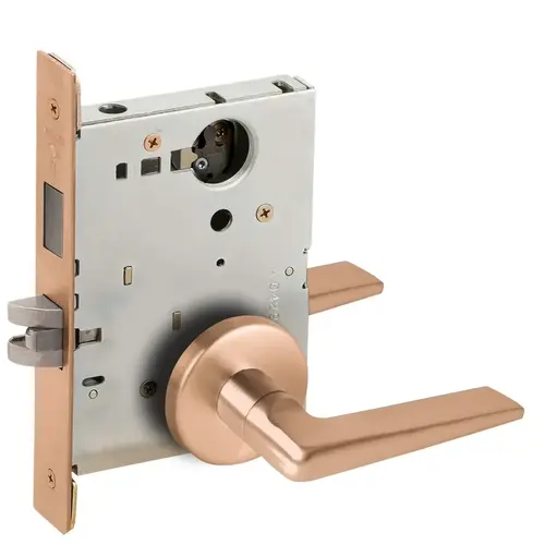 Lock Mortise Lock Satin Bronze Clear Coated