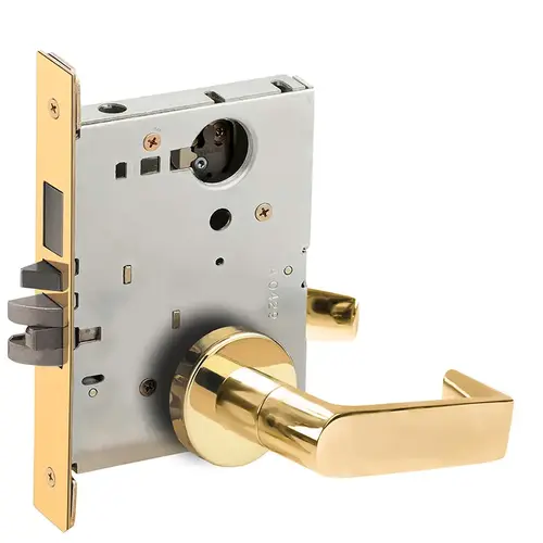 Mortise Lock Bright Brass