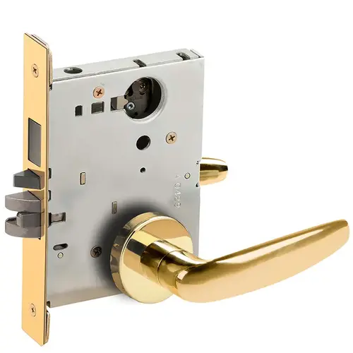 Lock Mortise Lock Bright Brass