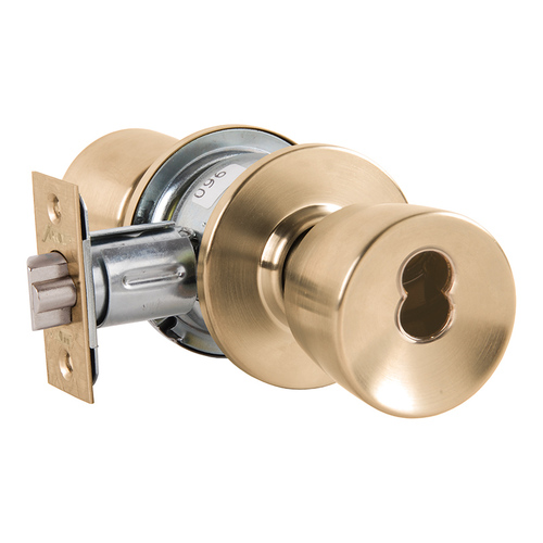 Cylindrical Lock Satin Brass