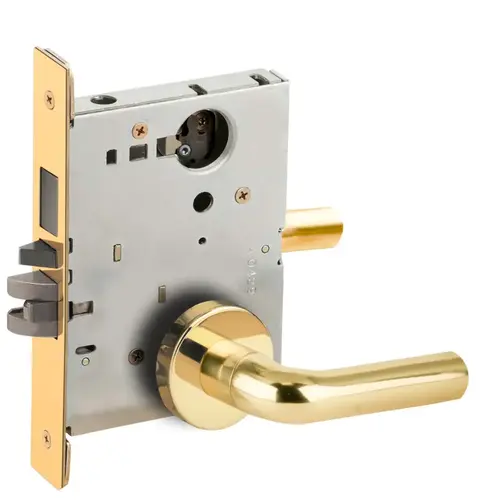 Lock Mortise Lock Bright Brass