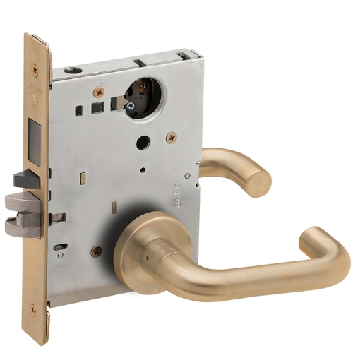 Lock Mortise Lock Satin Brass Blackened Satin Relieved Clear Coated