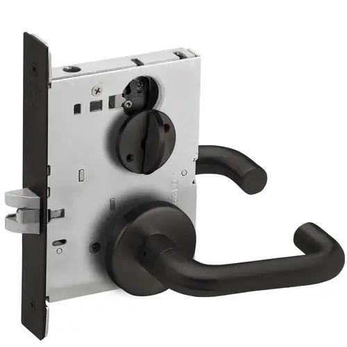 Mortise Lock Flat Black Coated