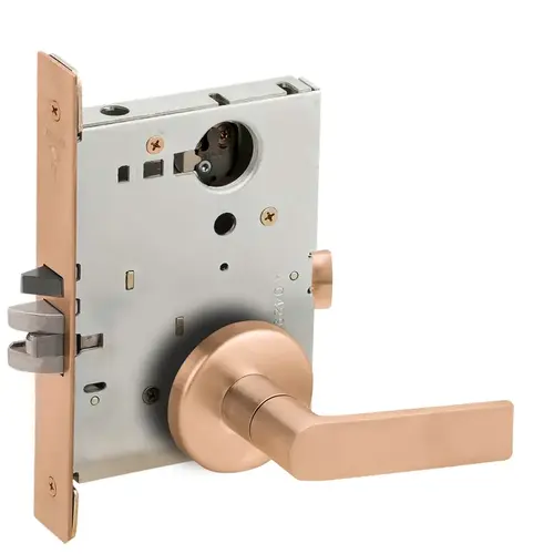 Mortise Lock Satin Bronze Clear Coated