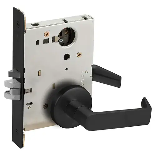 Mortise Lock Flat Black Coated