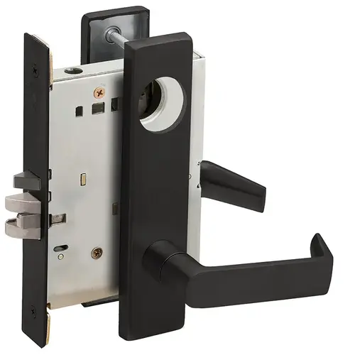 Mortise Lock Flat Black Coated