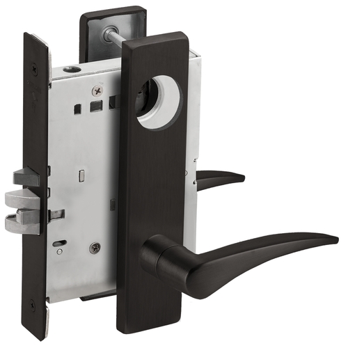 Mortise Lock Flat Black Coated