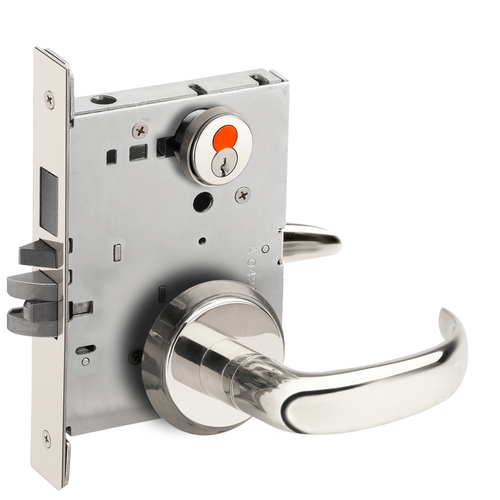 Mortise Lock Bright Stainless Steel