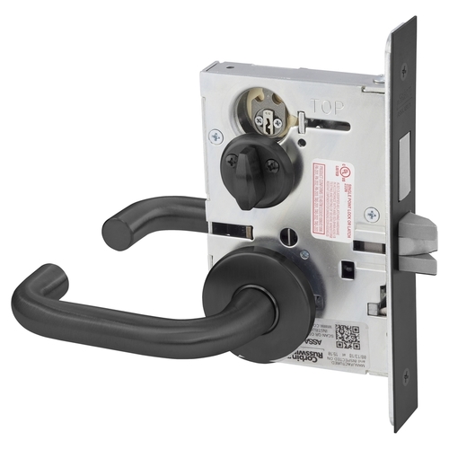 Mortise Lock Black Suede Powder Coat