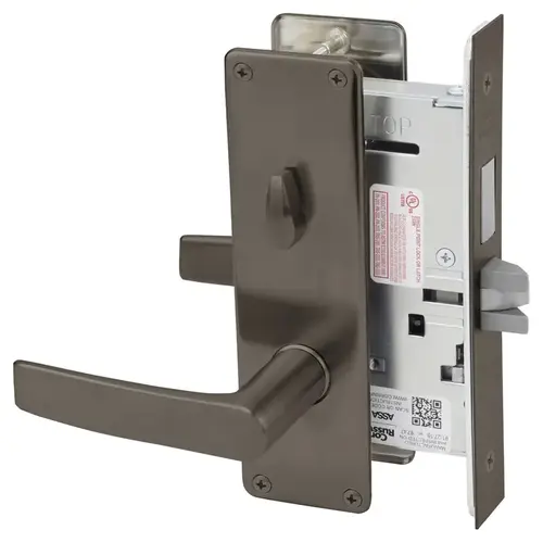 Mortise Lock Dark Oxidized Satin Bronze Oil Rubbed