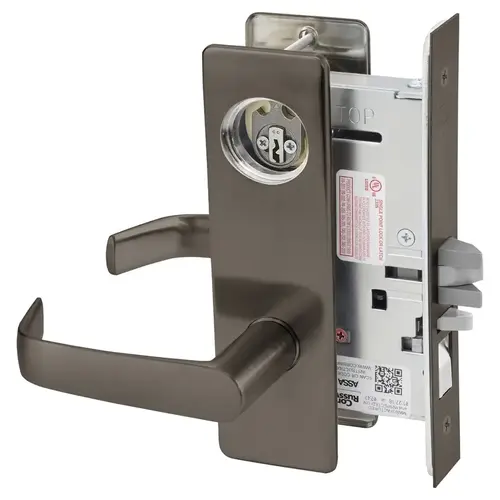 Mortise Lock Dark Oxidized Satin Bronze Oil Rubbed