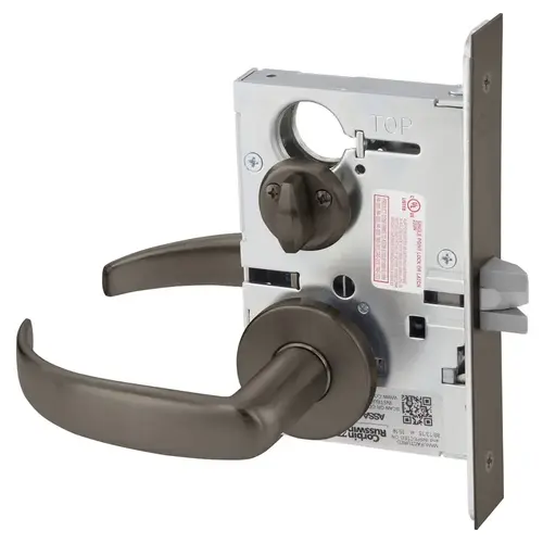 Mortise Lock Dark Oxidized Satin Bronze Oil Rubbed