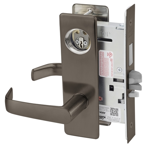 Mortise Lock Dark Oxidized Satin Bronze Oil Rubbed