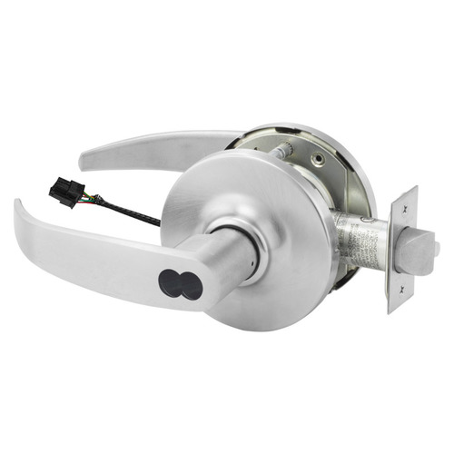 Electric Cylindrical Lock Satin Chrome