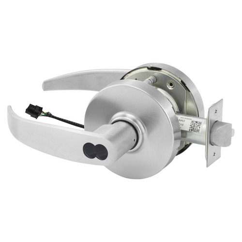 Electric Cylindrical Lock Satin Chrome