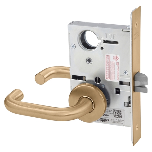 Mortise Lock Satin Bronze Clear Coated