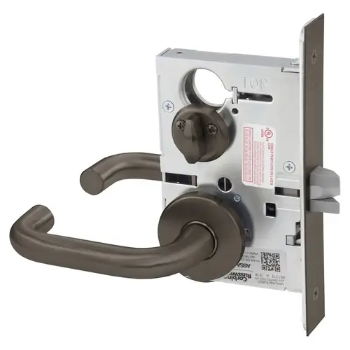 Mortise Lock Dark Oxidized Satin Bronze Oil Rubbed