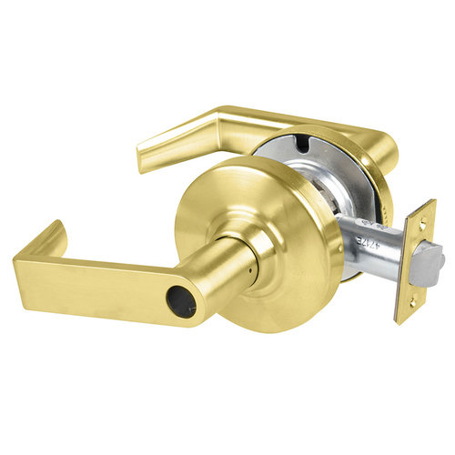 Lock Electric Cylindrical Lock Satin Brass