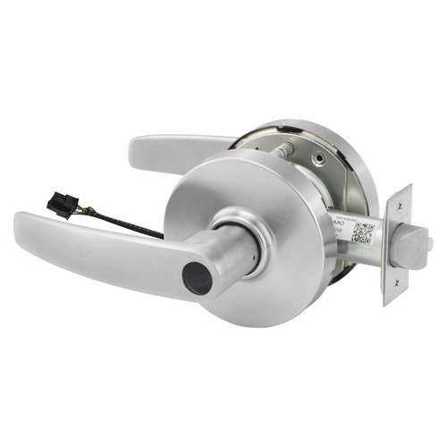 Electric Cylindrical Lock Satin Chrome