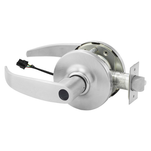 Electric Cylindrical Lock Satin Chrome