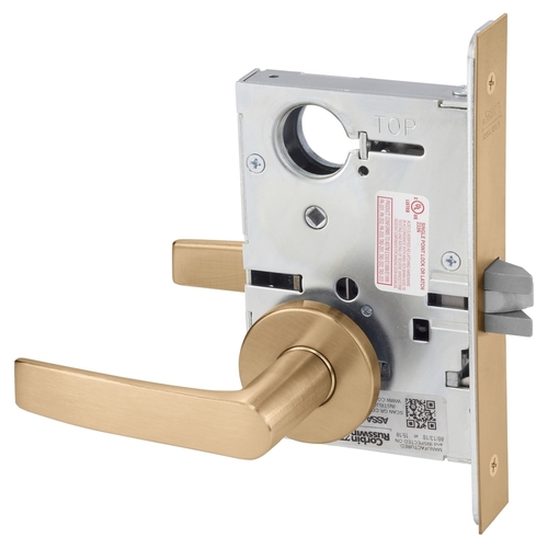 Mortise Lock Satin Bronze Clear Coated