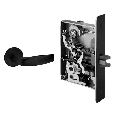 Mortise Lock Black Oxidized Bronze, Oil Rubbed