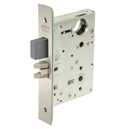 Mortise Lock Bright Nickel Plated Clear Coated