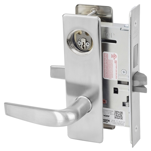 ML2022 Mortise Store Door Lever Lockset Satin Stainless Steel