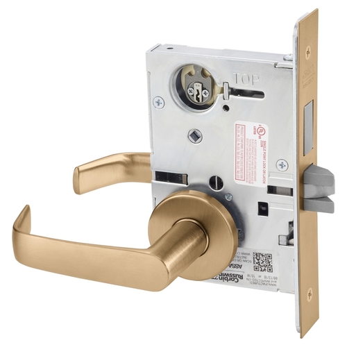 Mortise Lock Satin Bronze Clear Coated