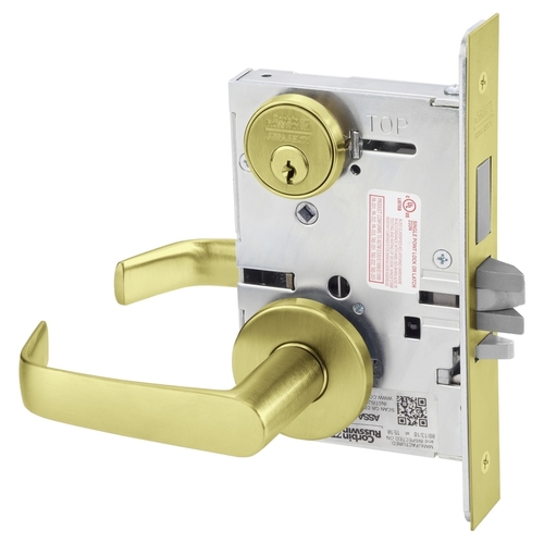 Mortise Lock Satin Brass