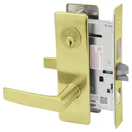 Mortise Lock Satin Bronze Clear Coated