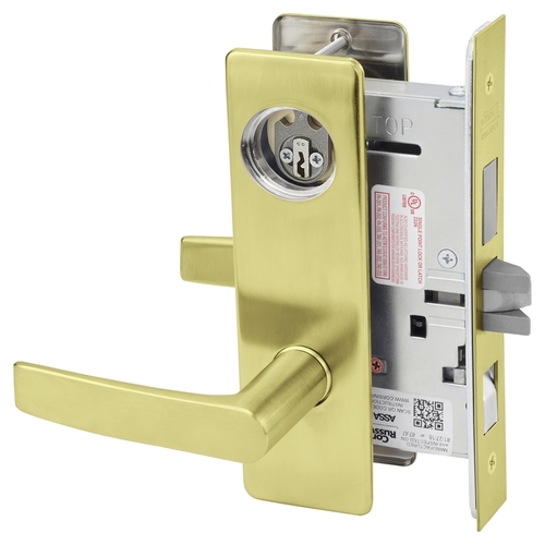 Mortise Lock Satin Bronze Clear Coated