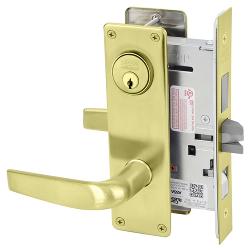 Mortise Lock Satin Brass