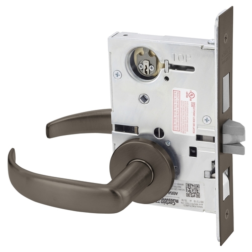 Mortise Lock Dark Oxidized Satin Bronze Oil Rubbed