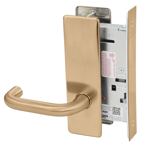 Mortise Lock Satin Bronze Clear Coated