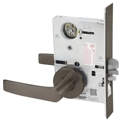 Mortise Lock Dark Oxidized Satin Bronze Oil Rubbed