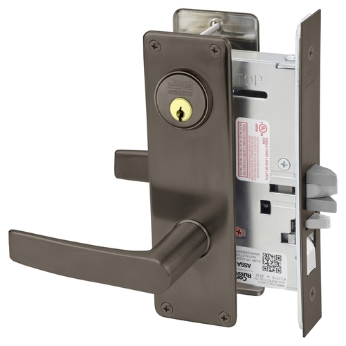 Mortise Lock Dark Oxidized Satin Bronze Oil Rubbed