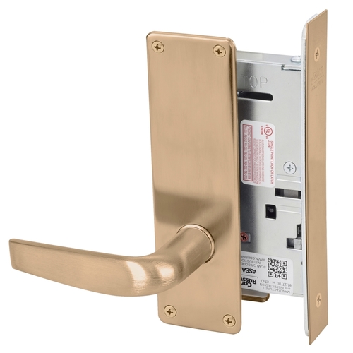 Mortise Lock Satin Bronze Clear Coated