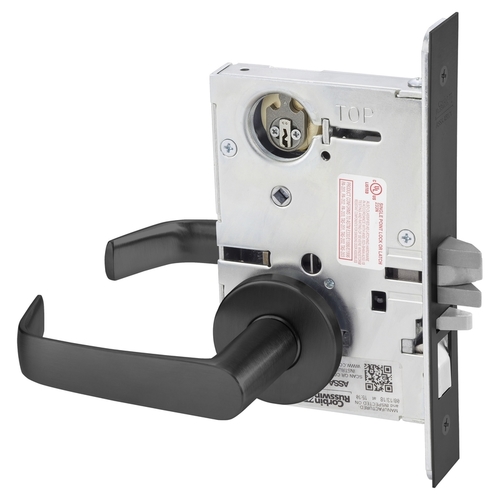 Mortise Lock Black Oxidized Bronze, Oil Rubbed