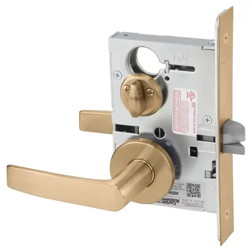 Mortise Lock Satin Bronze Clear Coated