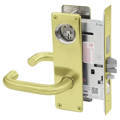 Mortise Lock Satin Brass