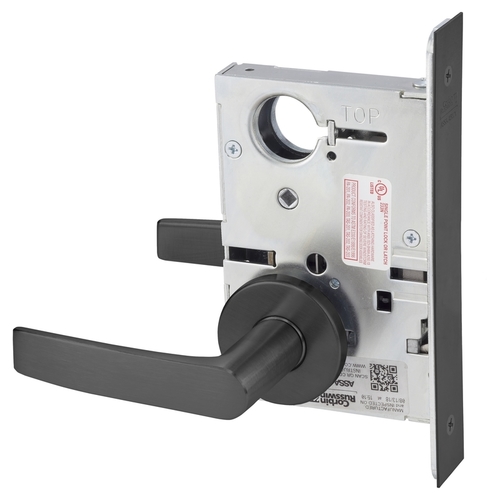 Mortise Lock Black Oxidized Bronze, Oil Rubbed