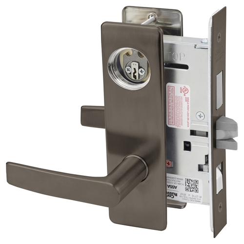 Mortise Lock Dark Oxidized Satin Bronze Oil Rubbed