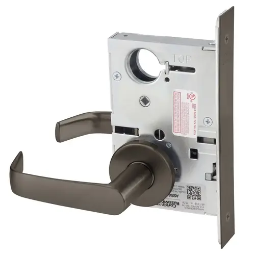 Mortise Lock Dark Oxidized Satin Bronze Oil Rubbed