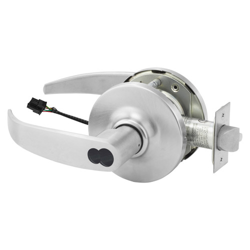 Electric Cylindrical Lock Satin Chrome