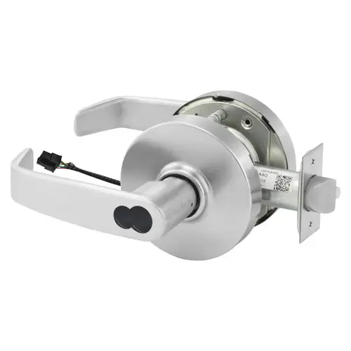 Electric Cylindrical Lock Satin Chrome