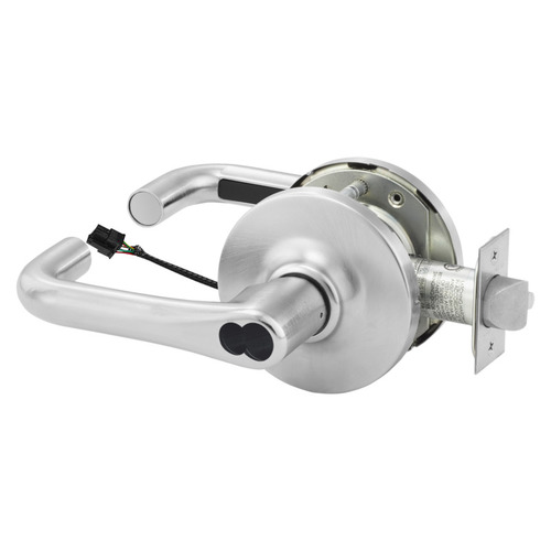 Electric Cylindrical Lock Satin Chrome