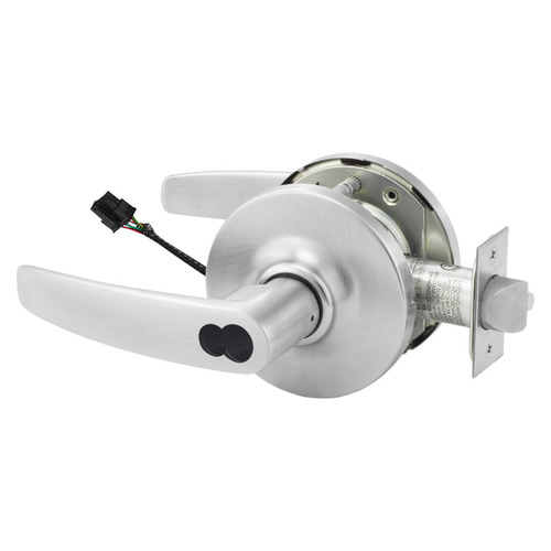 Electric Cylindrical Lock Satin Chrome